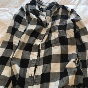 Bland and White plaid shirt